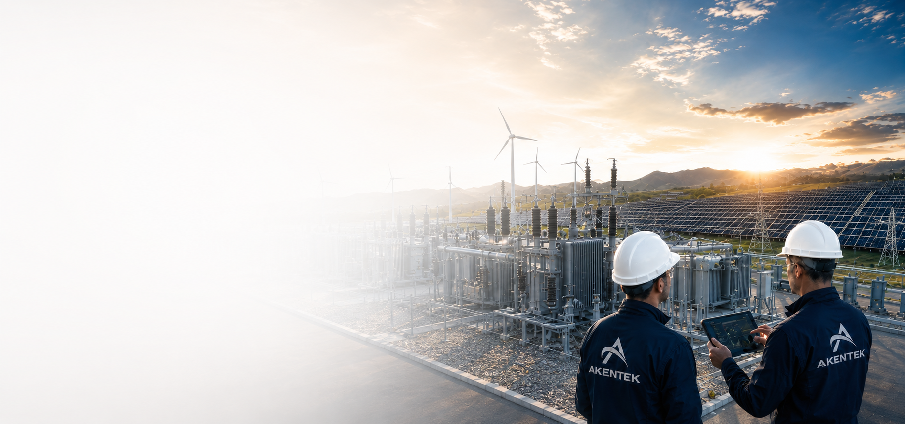 AKENTEK elektrik ve enerji altyapıları hero görseli